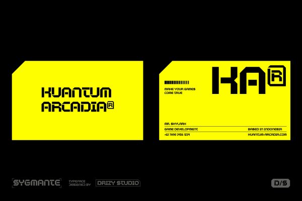 Sygmante – Modern Sci-Fi Display Font