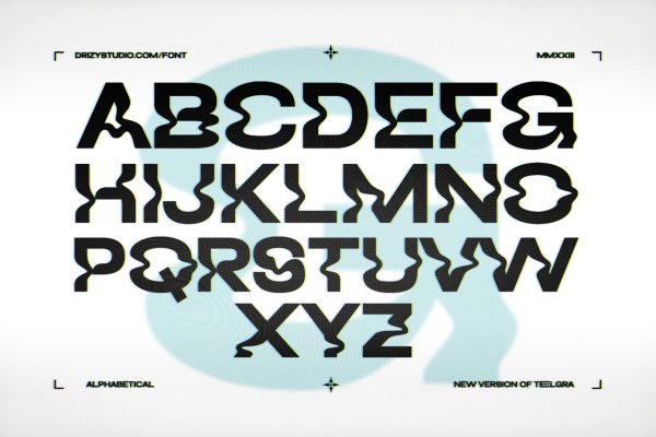 Telgra Neue – An Experimental Warped Font