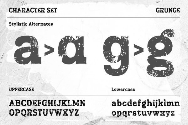 Trosher – Rugged Slab Display Font