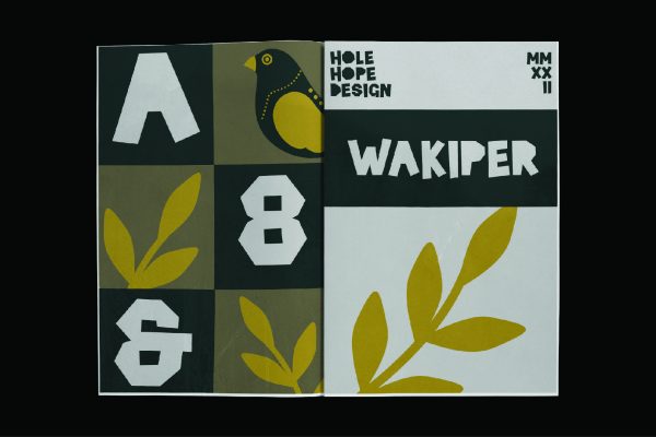 Wakiper | Display Tribal Ethnic Font