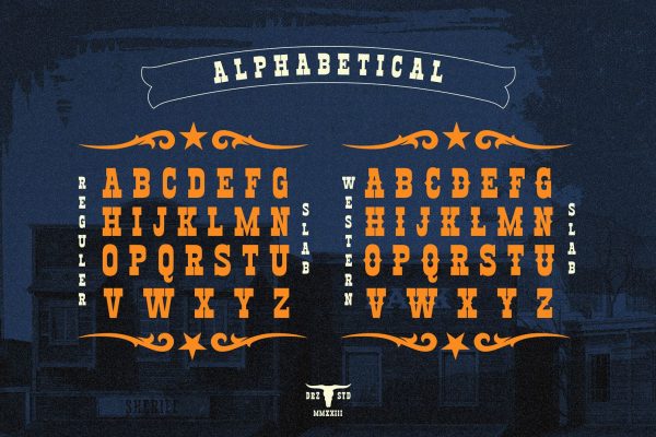 Westimor – Western Retro Font Family