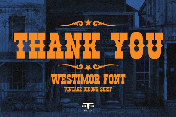 Westimor – Western Retro Font Family