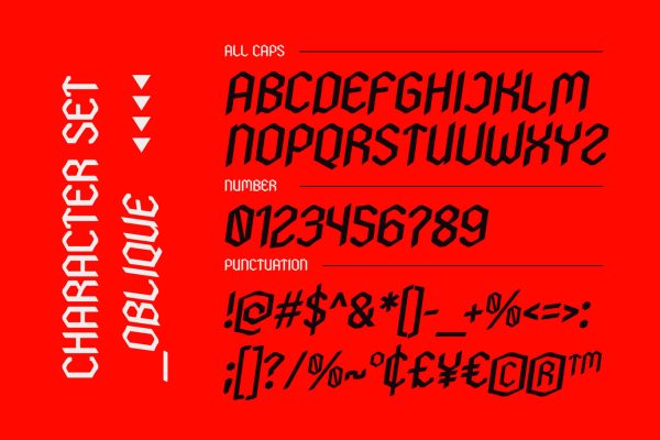 Bleachour – Experimental Display Font