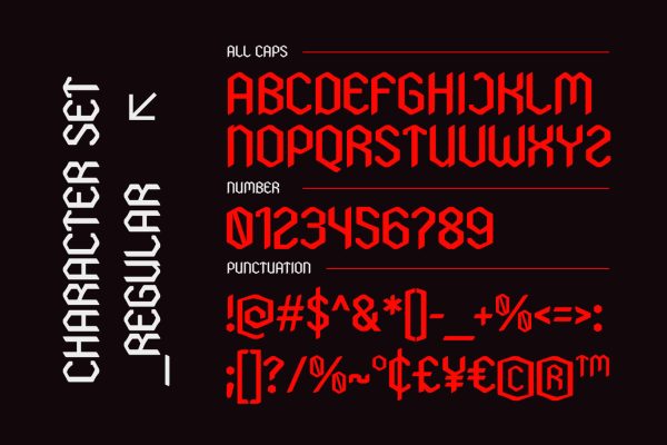 Bleachour – Experimental Display Font