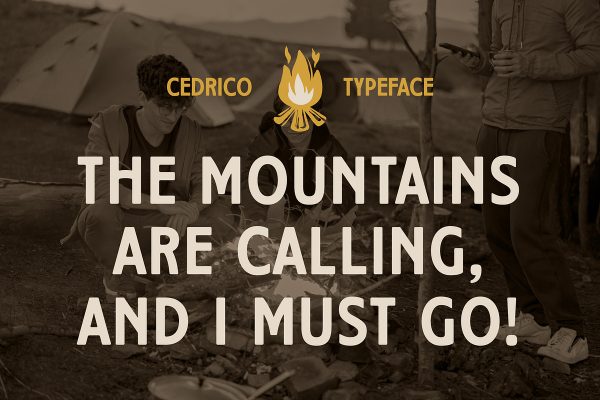 Cedrico – Vintage Condensed Sans Font