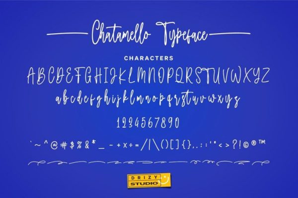 Chatamello – Modern Handwritten Font