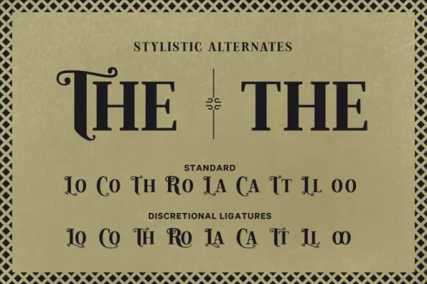 Thorse – Vintage Serif Font