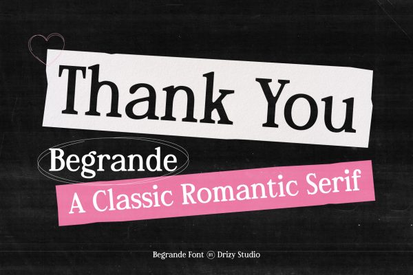 Begrande – Classic Romantic Serif Font