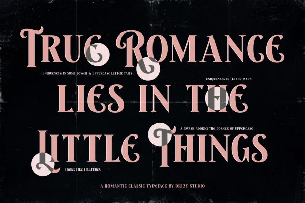 Besta Rosta – Romantic Classic Font