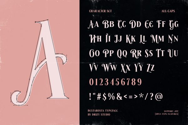 Besta Rosta – Romantic Classic Font