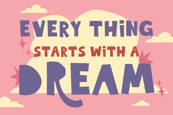 Dreamcatching – Cutout Font