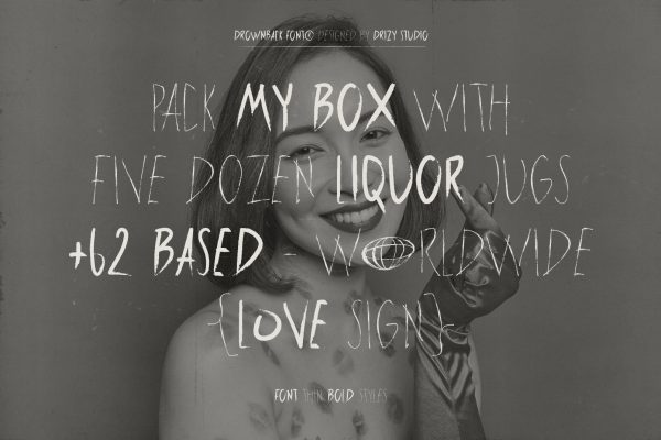 Drownback – Brush Raw Display Font