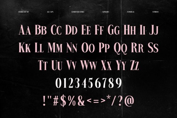 The Romanty – Romantic Old Style Condensed Font