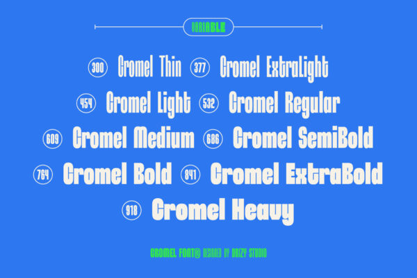 Cromel – Variable Display Sans Font