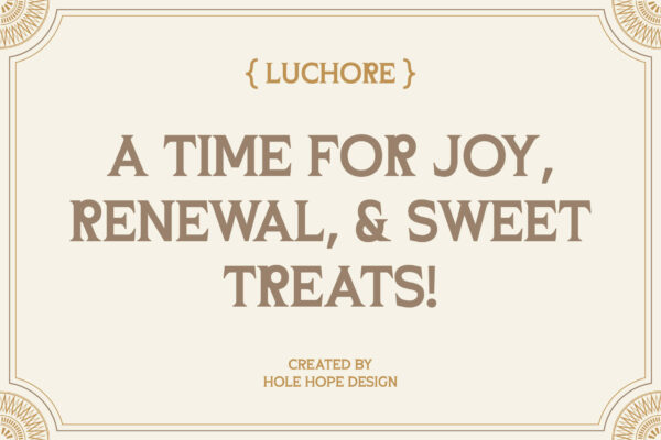 Luchore | Geometric Display Serif Font