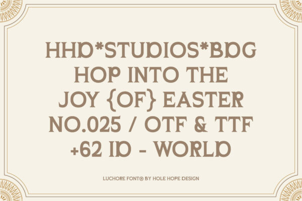 Luchore | Geometric Display Serif Font