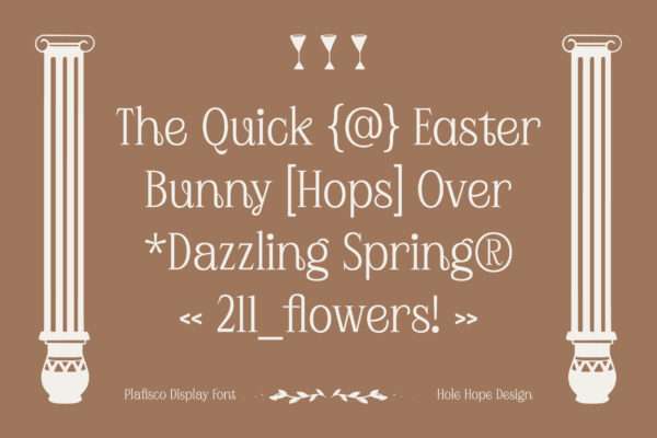 Plafisco | Inktrap Elegant Display Font