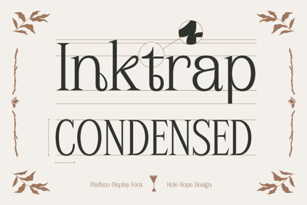 Plafisco | Inktrap Elegant Display Font