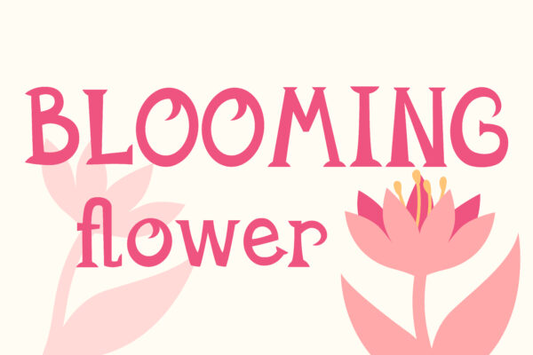 Flobun – Playful Bouncy Decorative Font