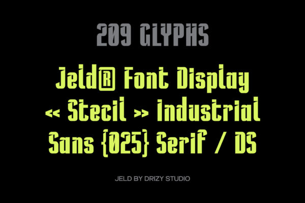 Jeld – Modern Condensed Sport Font