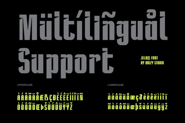 Jeld – Modern Condensed Sport Font